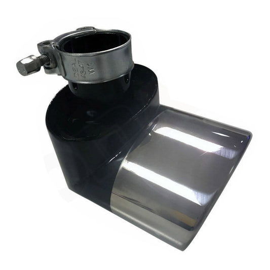 Auspuffblende Endrohr für Smart ForTwo 1998-2007 Edelstahl 33-41mm 1x