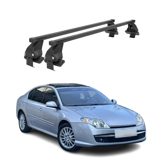 Menabo Dachträger Grundtäger für Renault Laguna 2007-2015 50kg Stahl Schwarz 2x