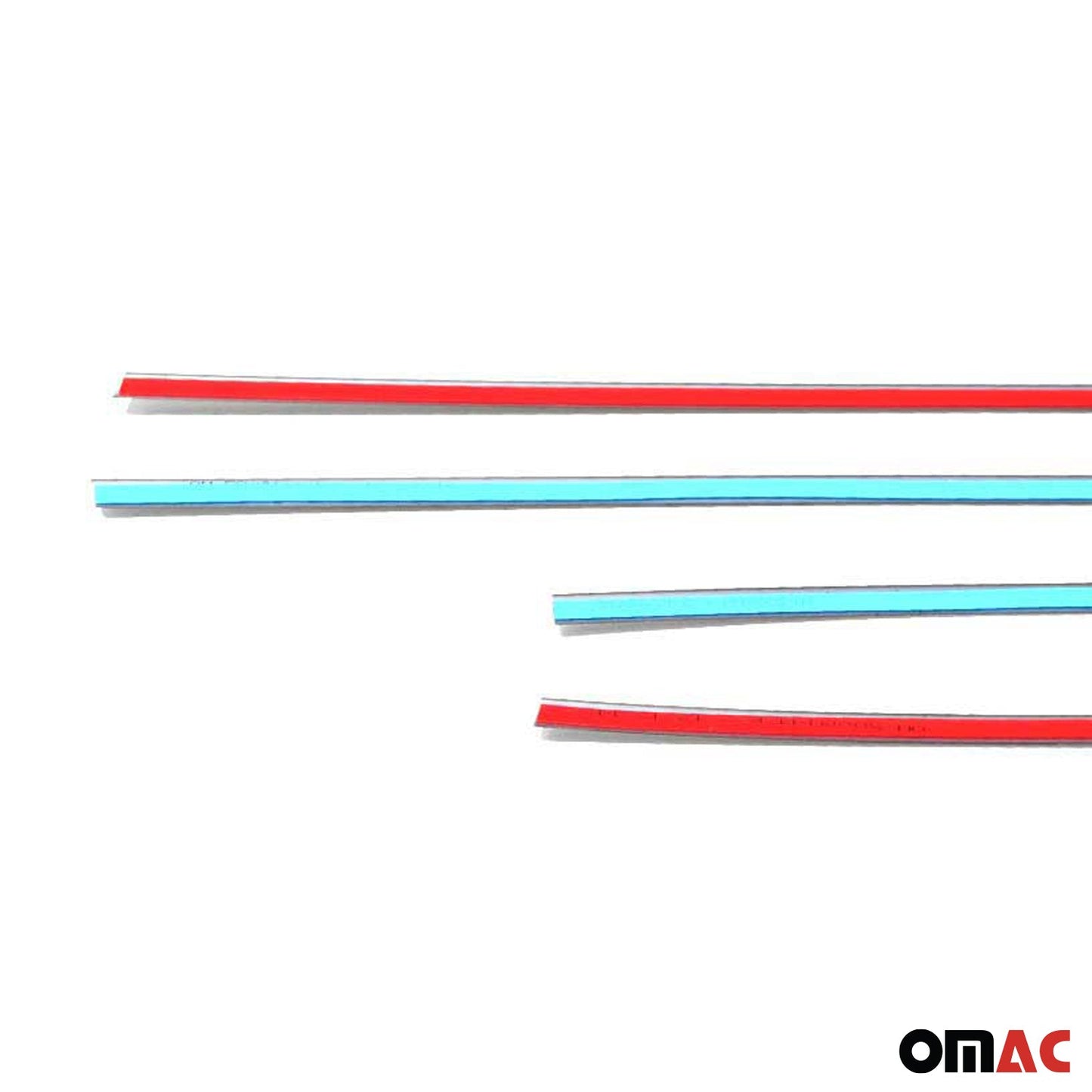 Benzi decorative geamuri pentru Peugeot 207 hatchback cu 5 uși 2006-2012, set 4 piese cromate