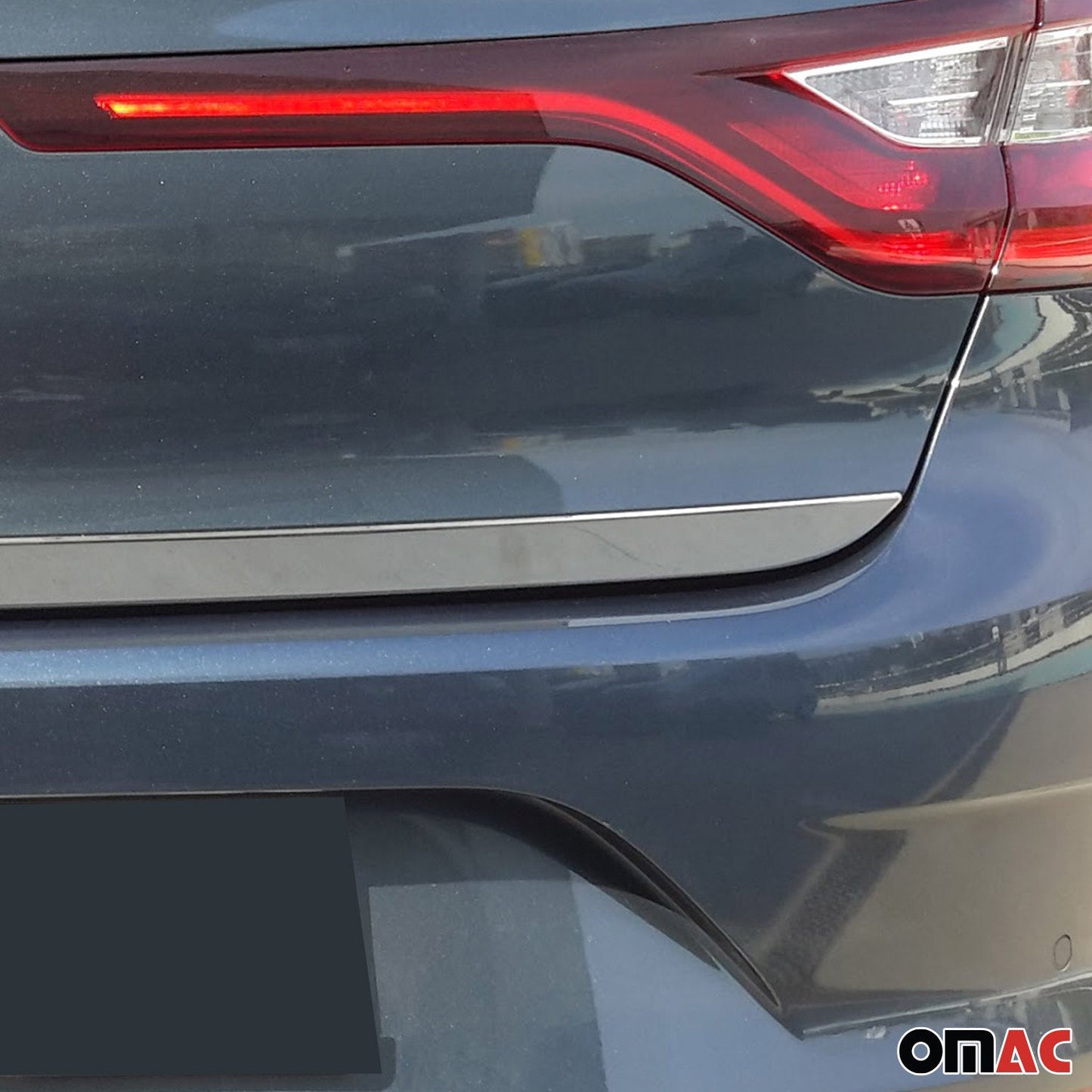 Kofferraumleiste Heckklappe Leiste für Renault Megane 2016-2020 Edelstahl Chrom