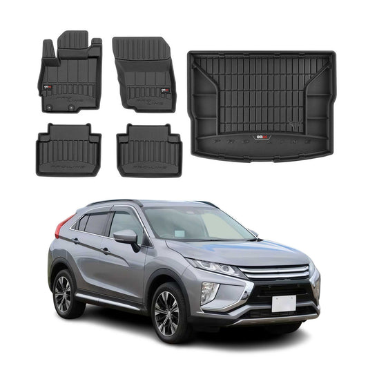 OMAC Fußmatten & Kofferraumwanne für Mitsubishi Eclipse Cross 2017-2025 Gummi