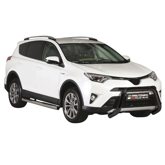 Bară de protecție/buton față pentru Toyota RAV4 Hybrid One 2016-2018 ø76 Negru