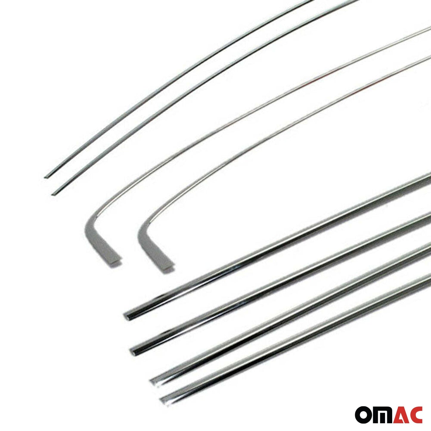 Fensterleisten Zierleisten für Fiat Tipo 2016-2025 Edelstahl Chrom 8tlg