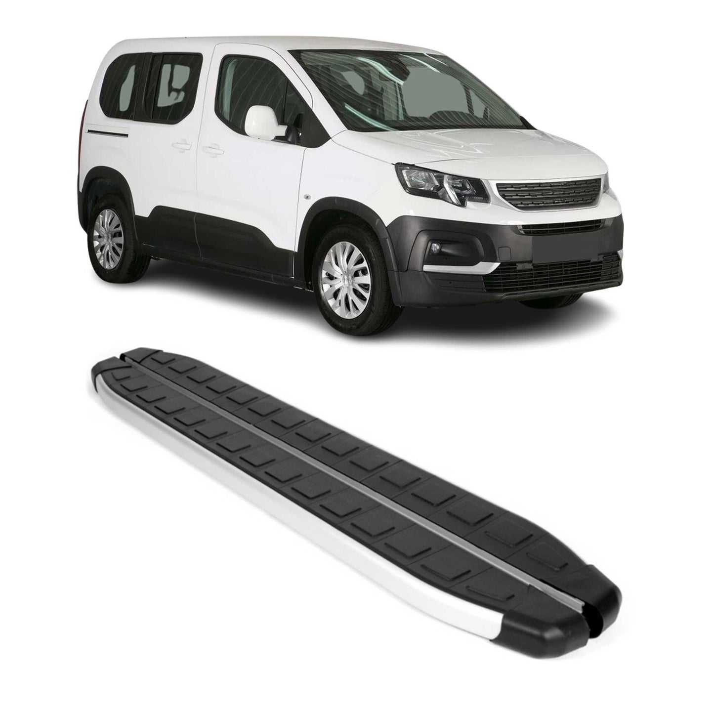 Trittbretter Schweller Seitenschweller für Peugeot Rifter 2019-2025 Kombi L1 2x