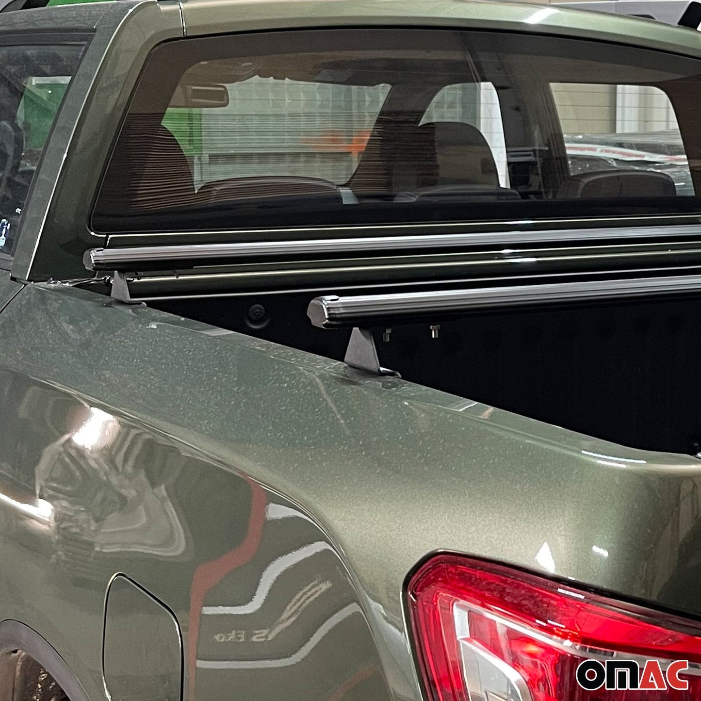 Dachträger Ladeflächenträger Querträger für VW Amarok 2010-2025 Alu Schwarz 2x