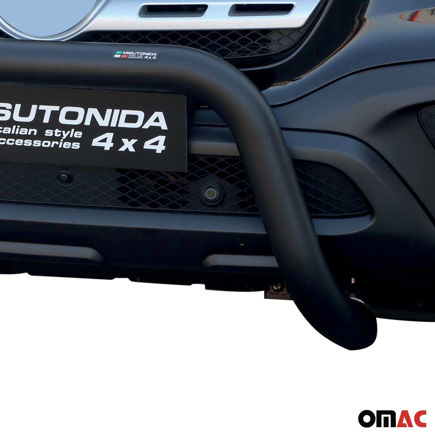 Bară de protecție/buton față pentru Mercedes X-Class 2017-2020, ø76mm, oțel, negru