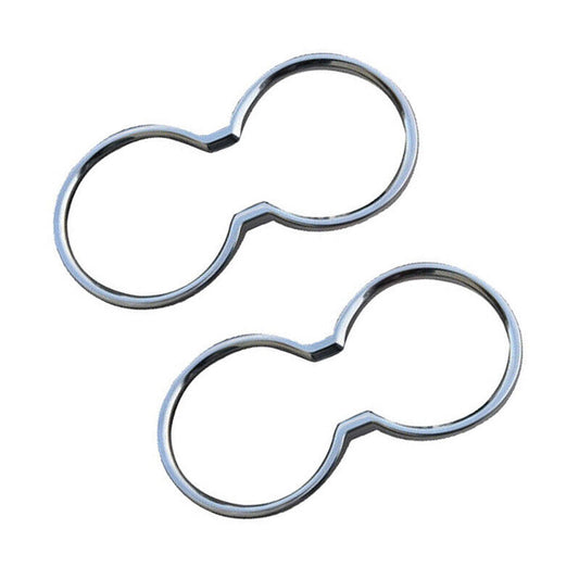 Suport băutură/suport pahar pentru Hyundai Veloster 2011-2017, crom argintiu, set 2 piese