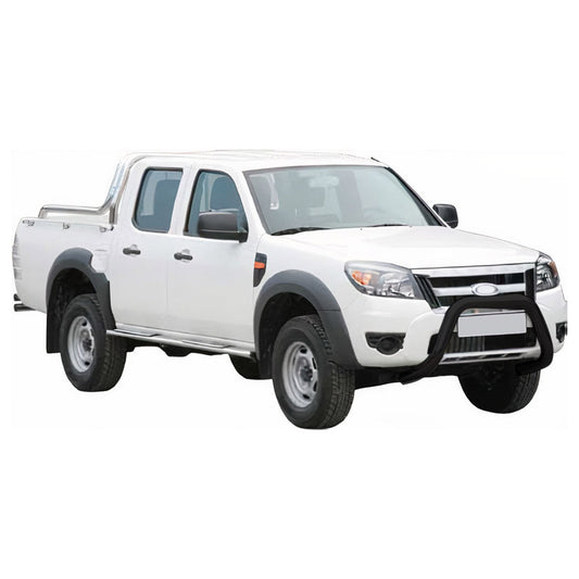 Bară de protecție/buton față pentru Ford Ranger 2009-2011, oțel negru, ø76mm