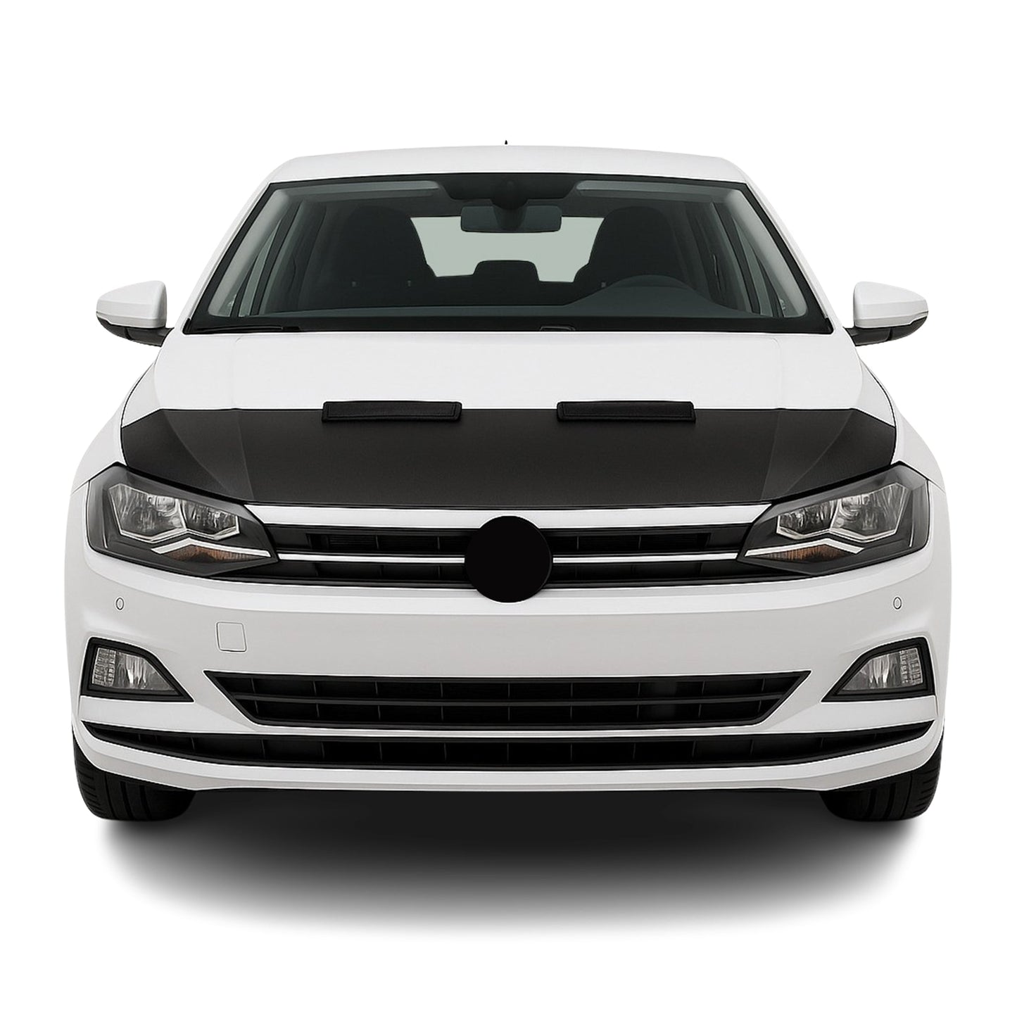 Protecție capotă anti-ciobire pentru VW Polo 2017-2025, jumătate neagră