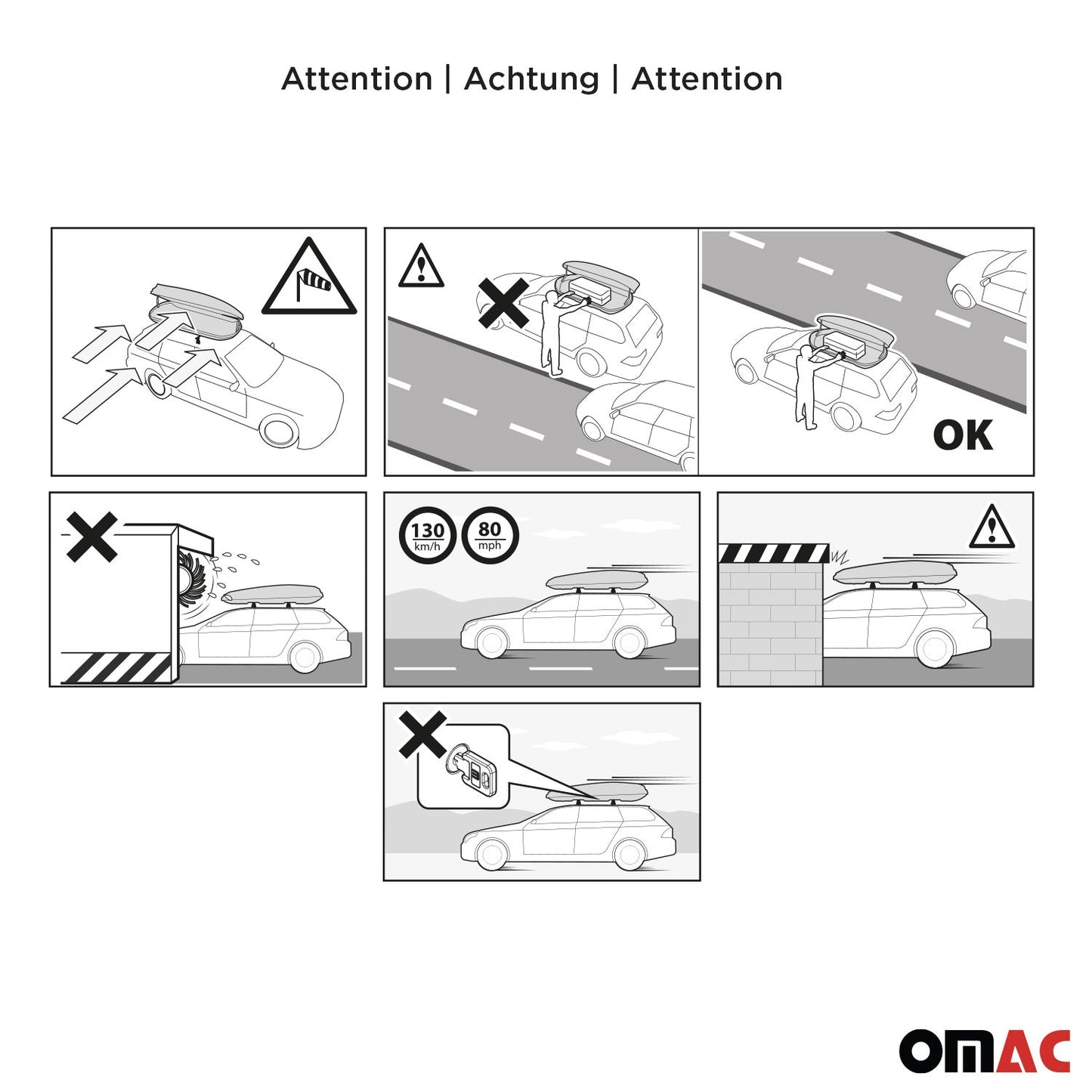 Menabo Dachkoffer Dachbox Gepäckbox Dachgepäckträger Autobox Gepäck Mania 400L
