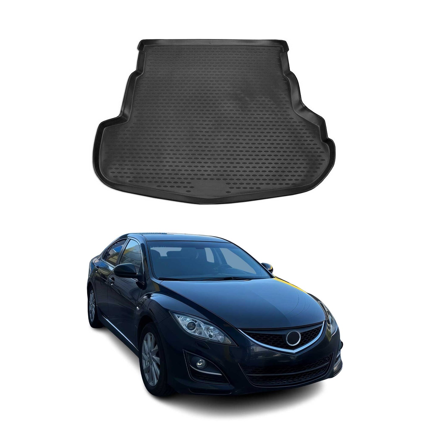 Kofferraummatte Kofferraumwanne für Mazda 6 Stufenheck 2007-2013 Gummi TPE
