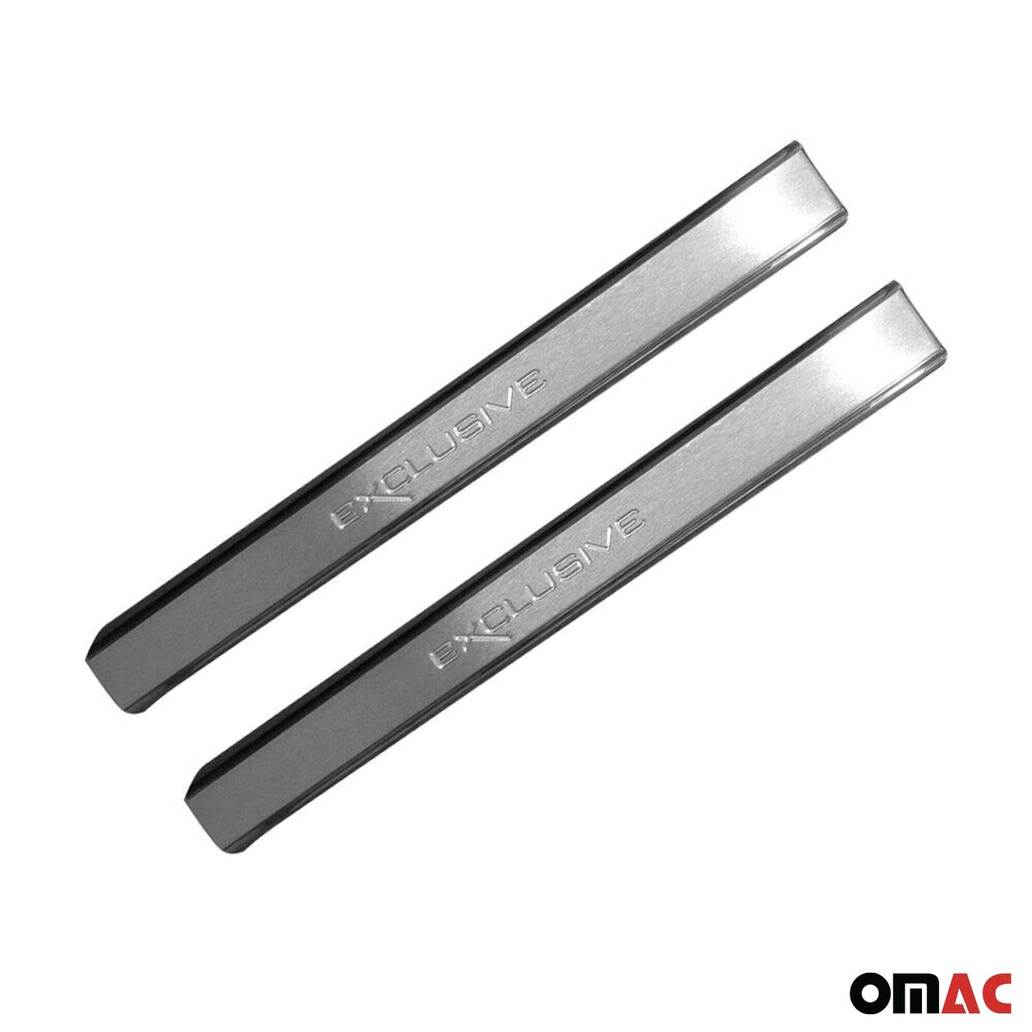 Ornamente prag exclusive pentru VW Golf mk6 2009-2013, oțel inoxidabil, set 2 piese
