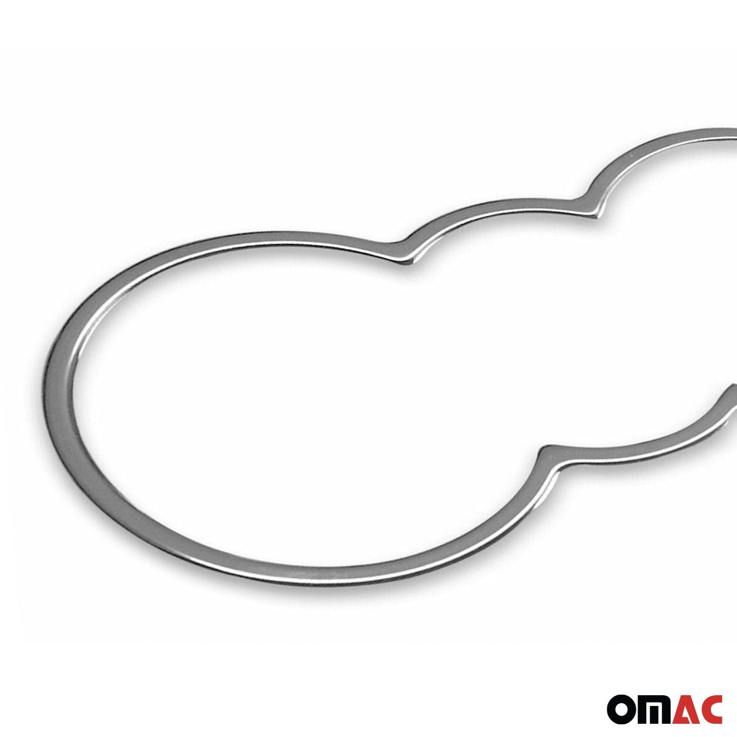 Cadru suport pahar pentru Skoda Octavia 2004-2013, oțel inoxidabil, cromat