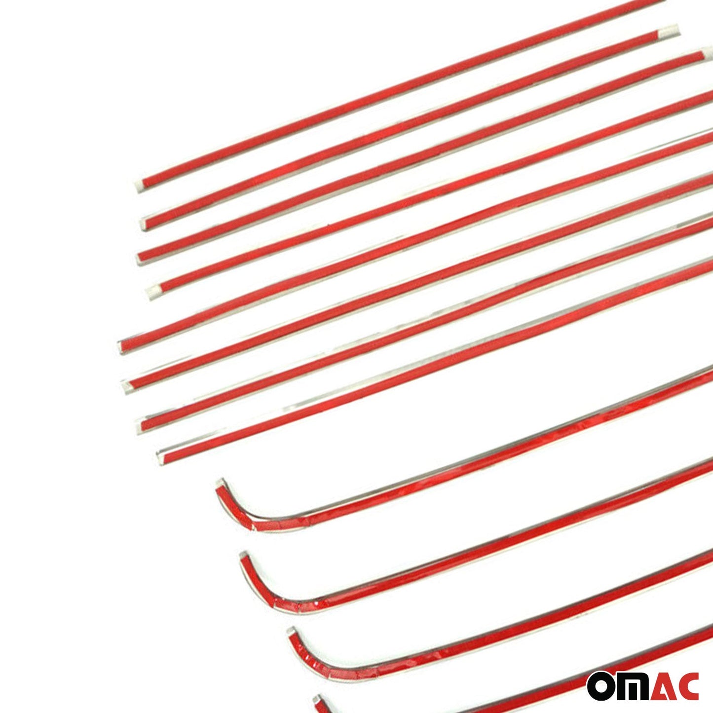 Benzi decorative pentru geamuri pentru VW Caddy 2003-2015, oțel inoxidabil cromat, 12 bucăți