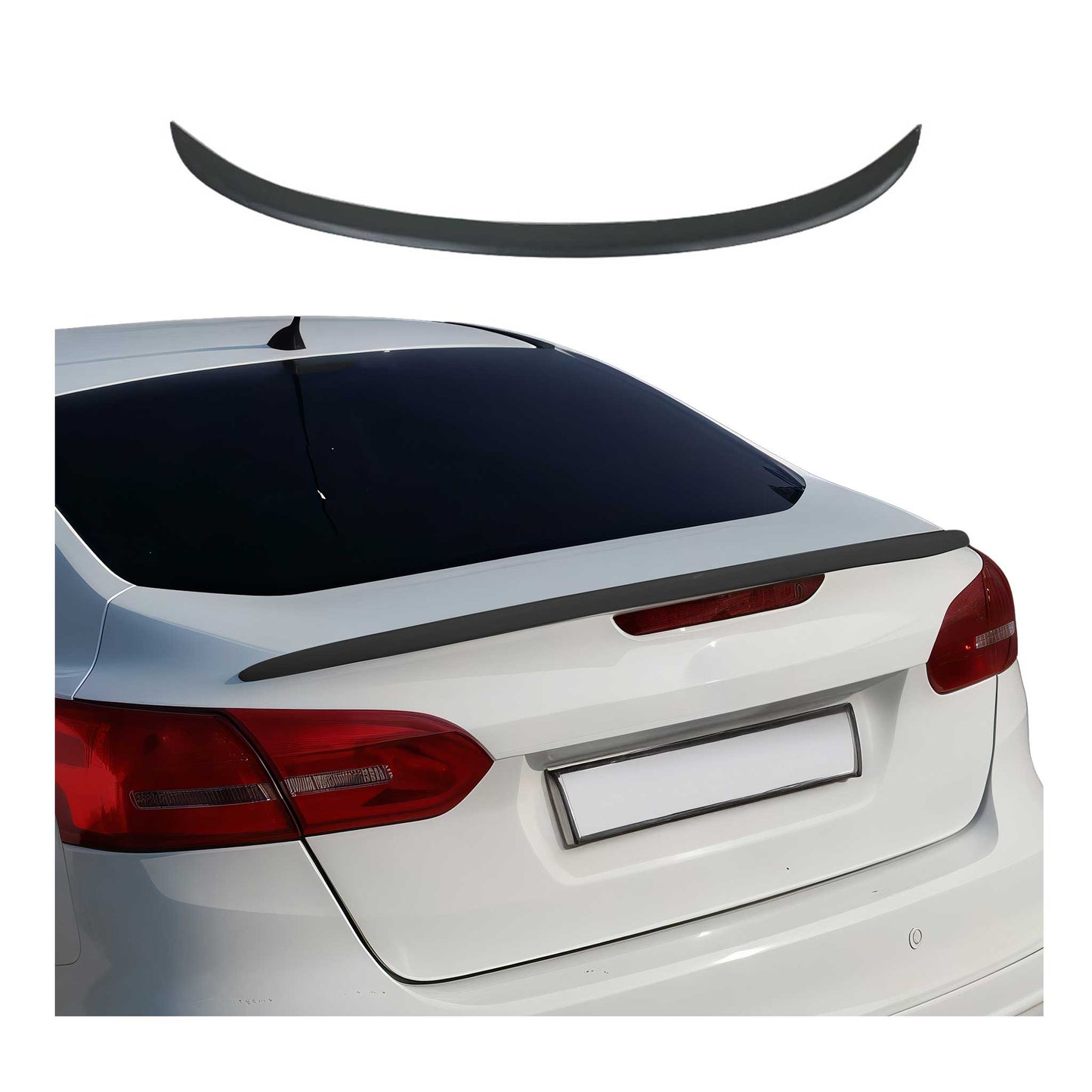 Heckspoiler Dachspoiler für Ford Focus III 2010-2018 Schrägheck Hinten Grundiert