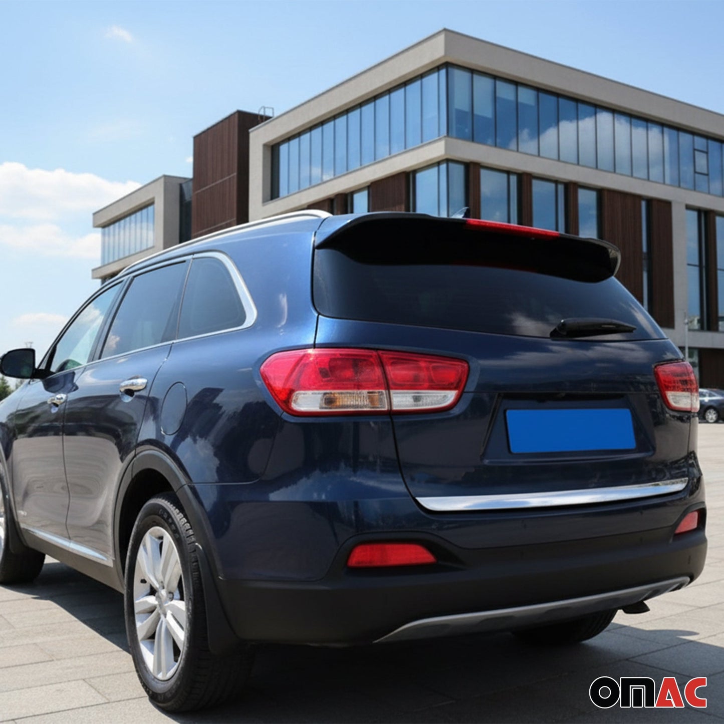 Kofferraumleiste Heckklappe Leiste für Kia Sorento 2015-2020 Edelstahl Chrom