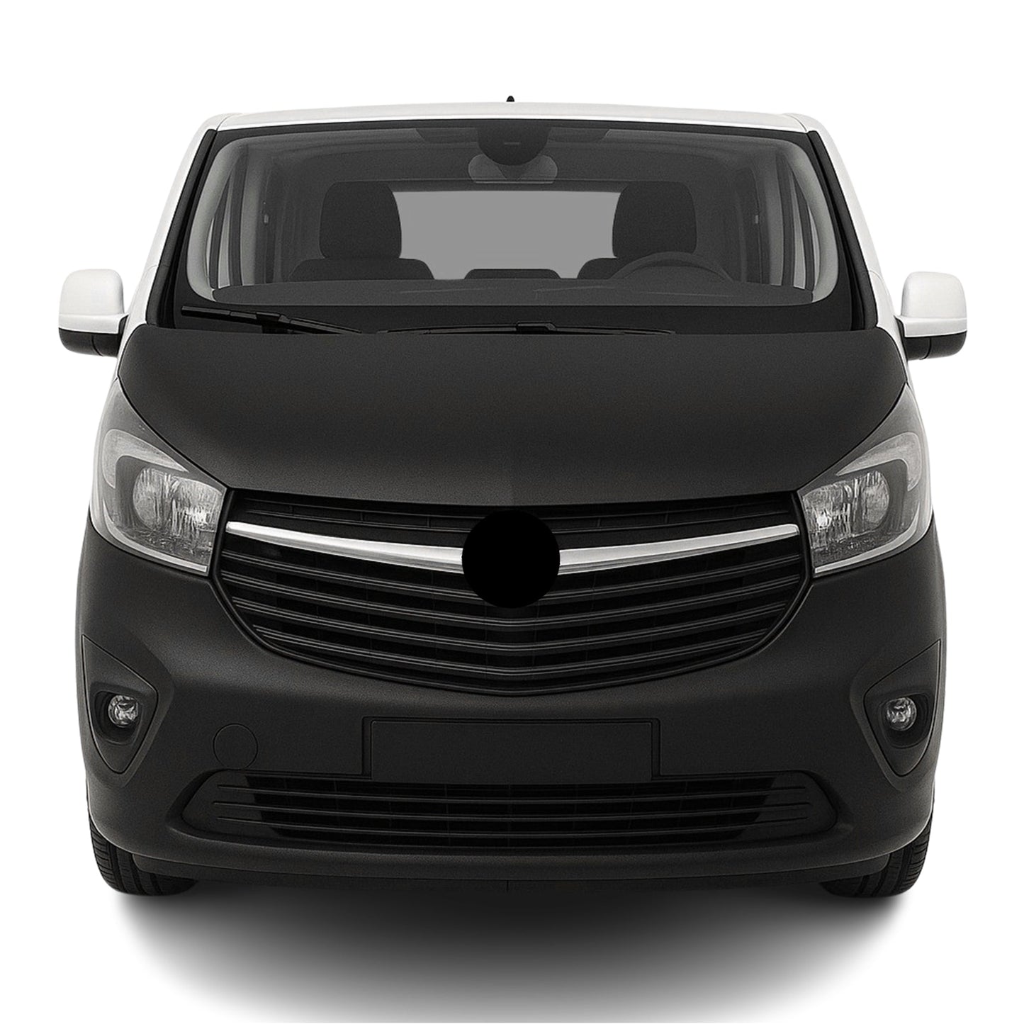 Protecție capotă anti-ciobituri pentru Opel Vivaro B 2014-2020 Negru 1 buc.