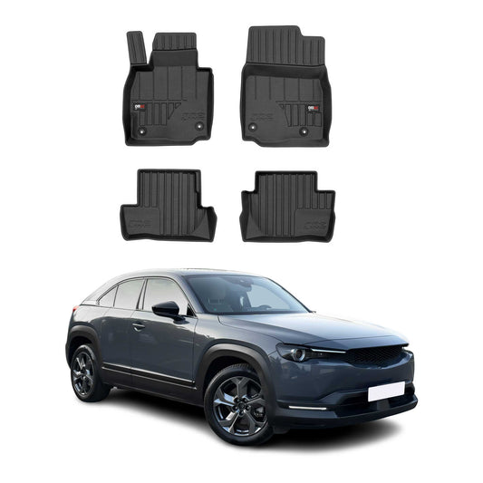Covorașe auto Mazda MX-30 2020-2025, TPE, negre, 4 buc.
