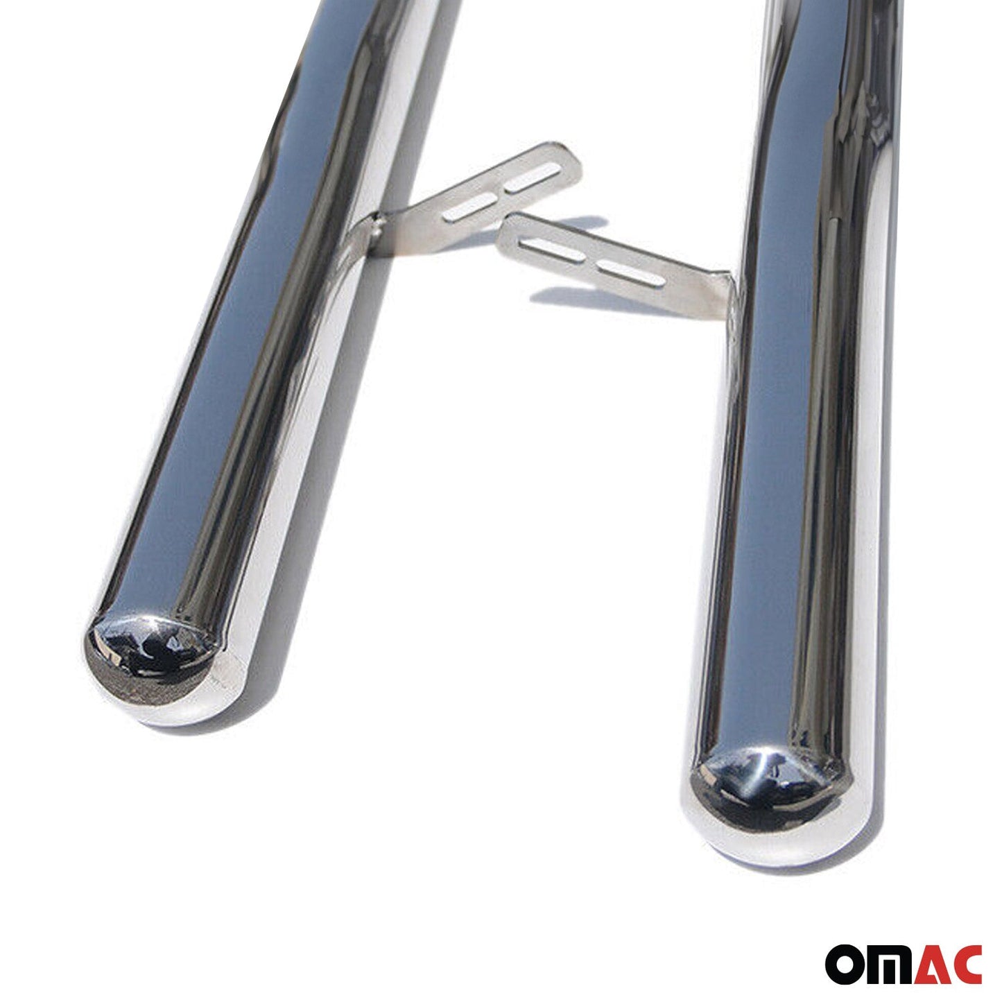 Edelstahl Trittbretter Schwellerrohre für VW Transporter T5 2003-2010 L1 Silber