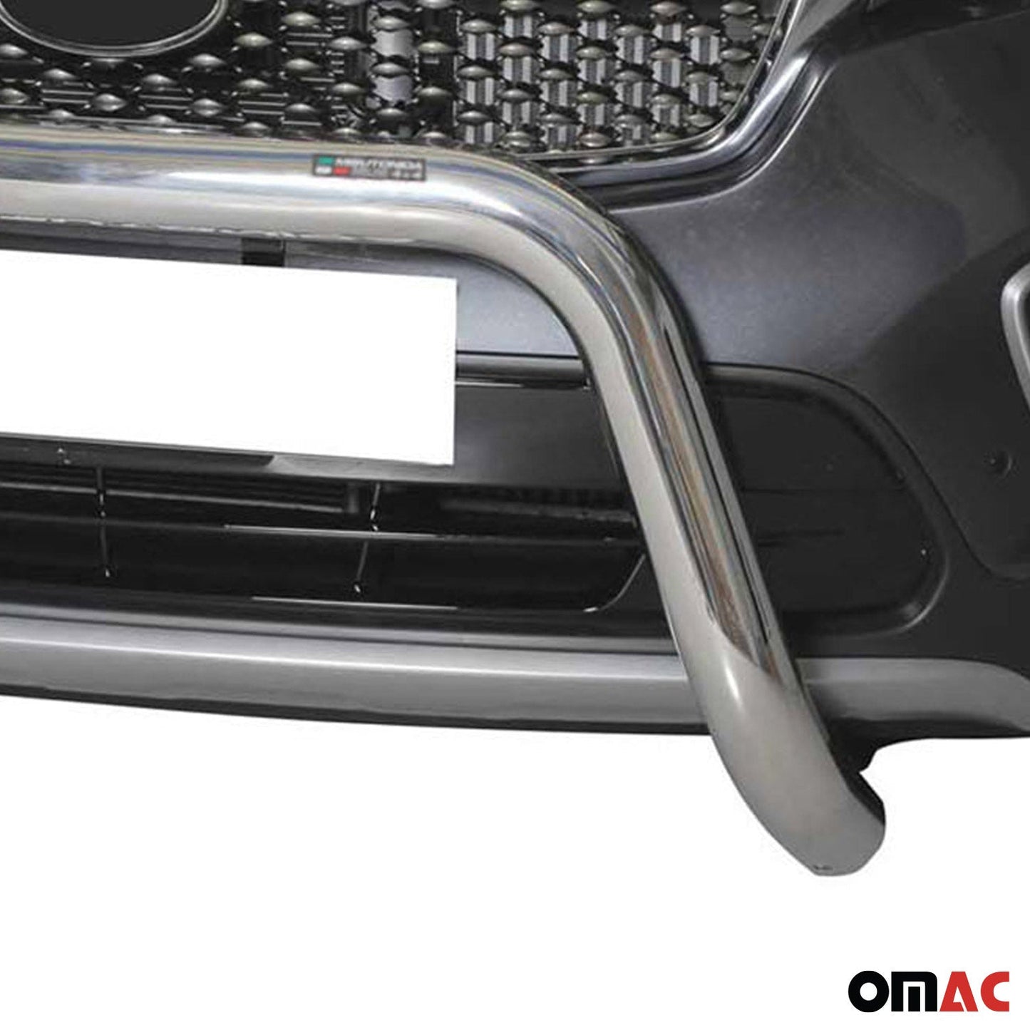 Bară de protecție/buton față pentru Kia Sorento 2014-2017 ø76mm oțel argintiu protecție