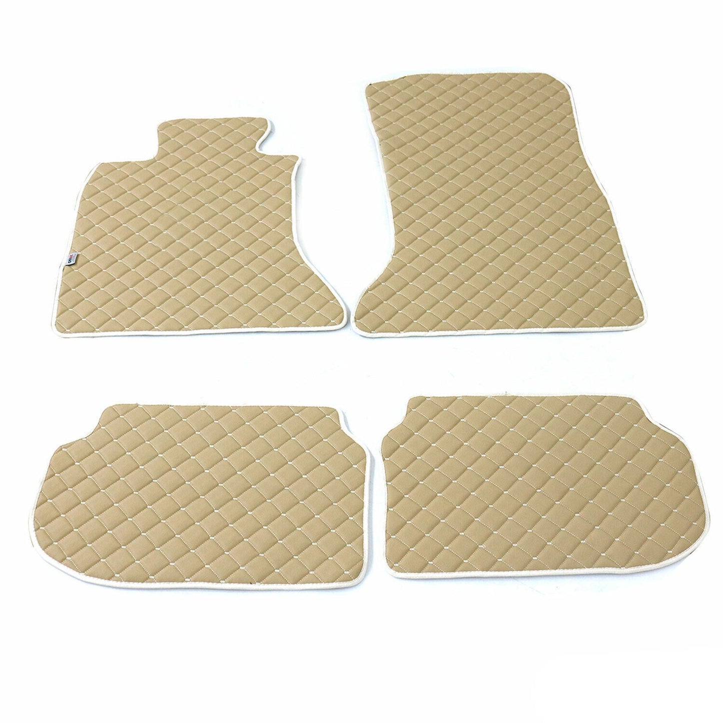 2010-2017 BMW 5er F10 Fußmatten Kunstleder Beige 4 tlg