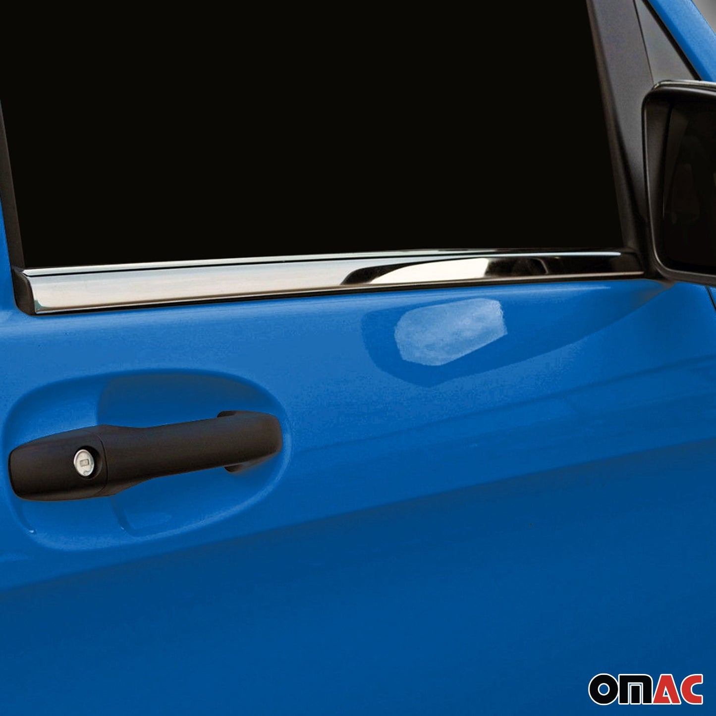 Fensterleisten Zierleisten für Mercedes Vito W447 2014-2025 Edelstahl Chrom 2x