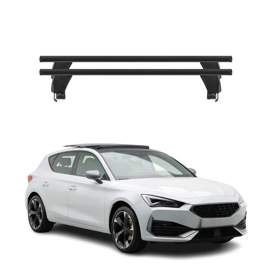 Menabo Dachträger Grundtäger für Cupra Leon 2020-2025 50kg Alu Schwarz 2 tlg