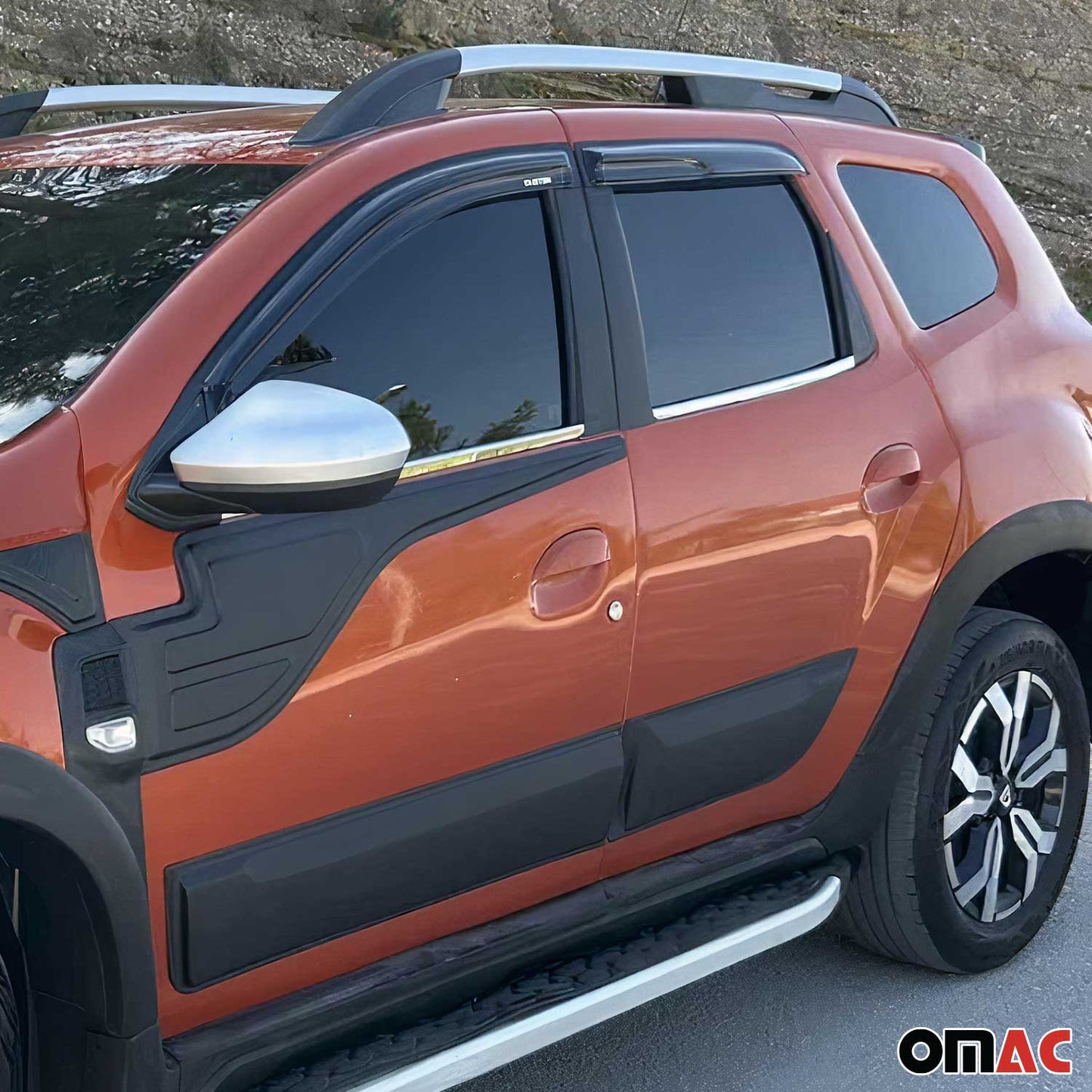 Fensterleisten Zierleisten für Dacia Duster 2018-2021 Edelstahl Chrom 4tlg