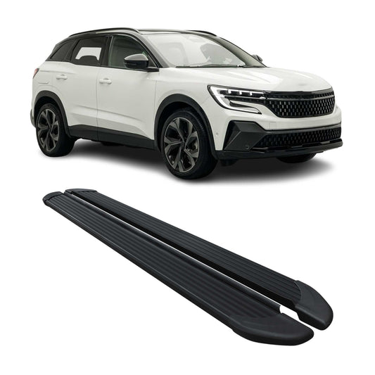 Trittbretter Seitenschweller für Renault Austral 2022-2025 Aluminium Schwarz 2x