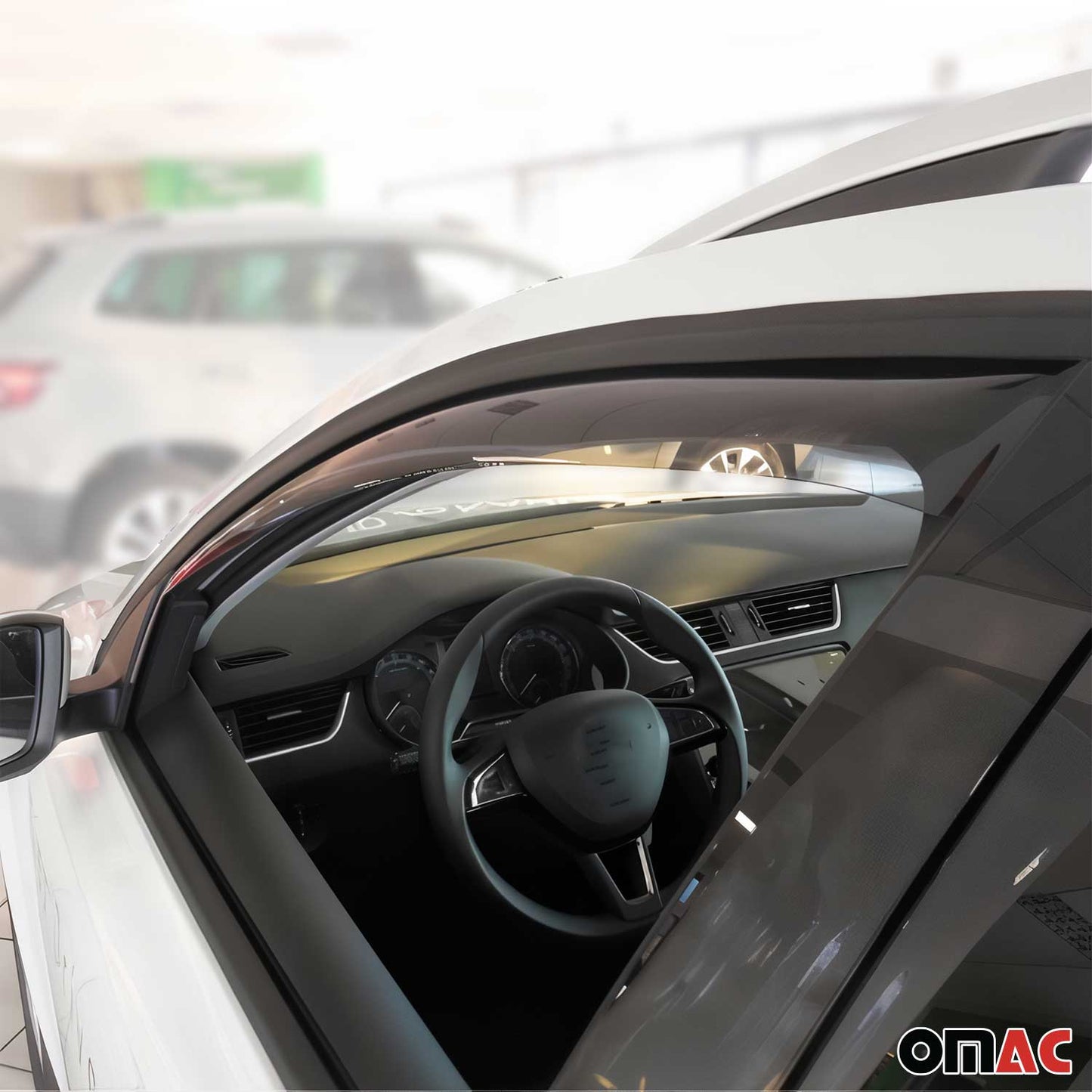 Windabweiser Regenabweiser für Skoda Octavia Combi 2012-2020 Dunkel Acryl 2tlg