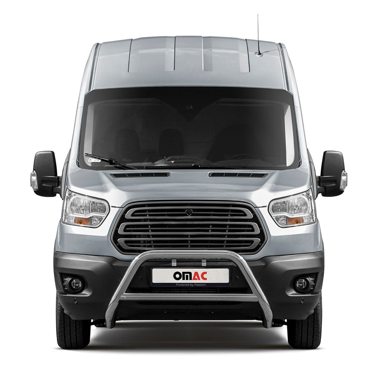 Frontbügel Frontschutzbügel für Ford Transit 2014-2025 mit ABE Stahl Silber
