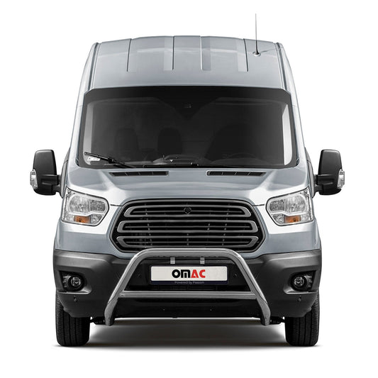 Frontbügel Frontschutzbügel für Ford Transit 2014-2025 mit ABE Stahl Silber