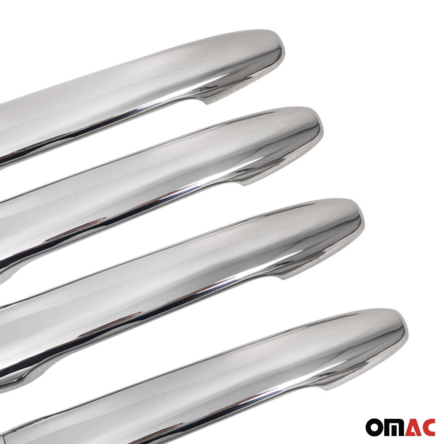 Capace/capace mânere uși pentru Peugeot 4007 2007-2012, oțel inoxidabil cromat, 4 uși, 8 bucăți