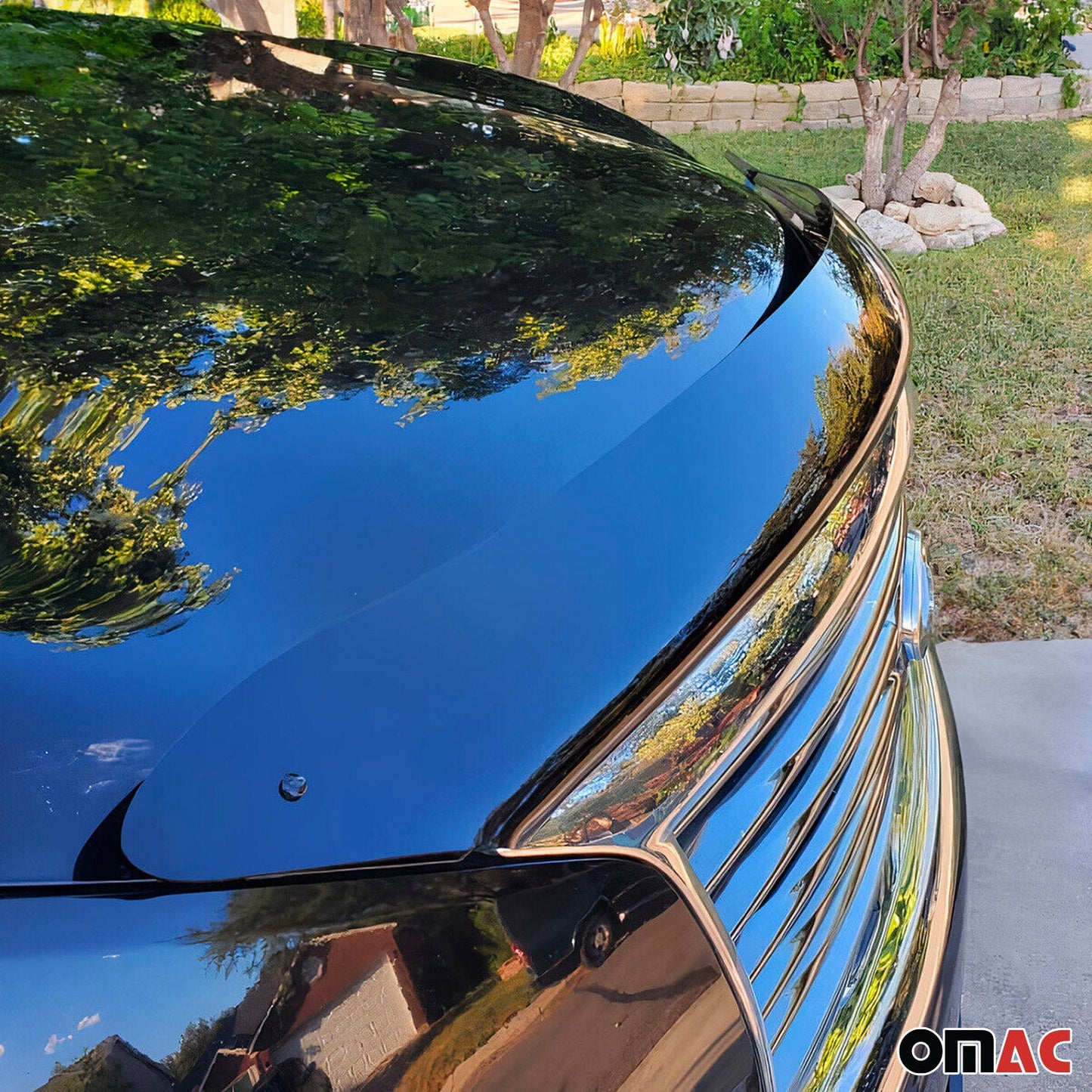 Motorhaube Deflektor Insekten Steinschlagschutz für Infiniti QX56 2010-13 Dunkel