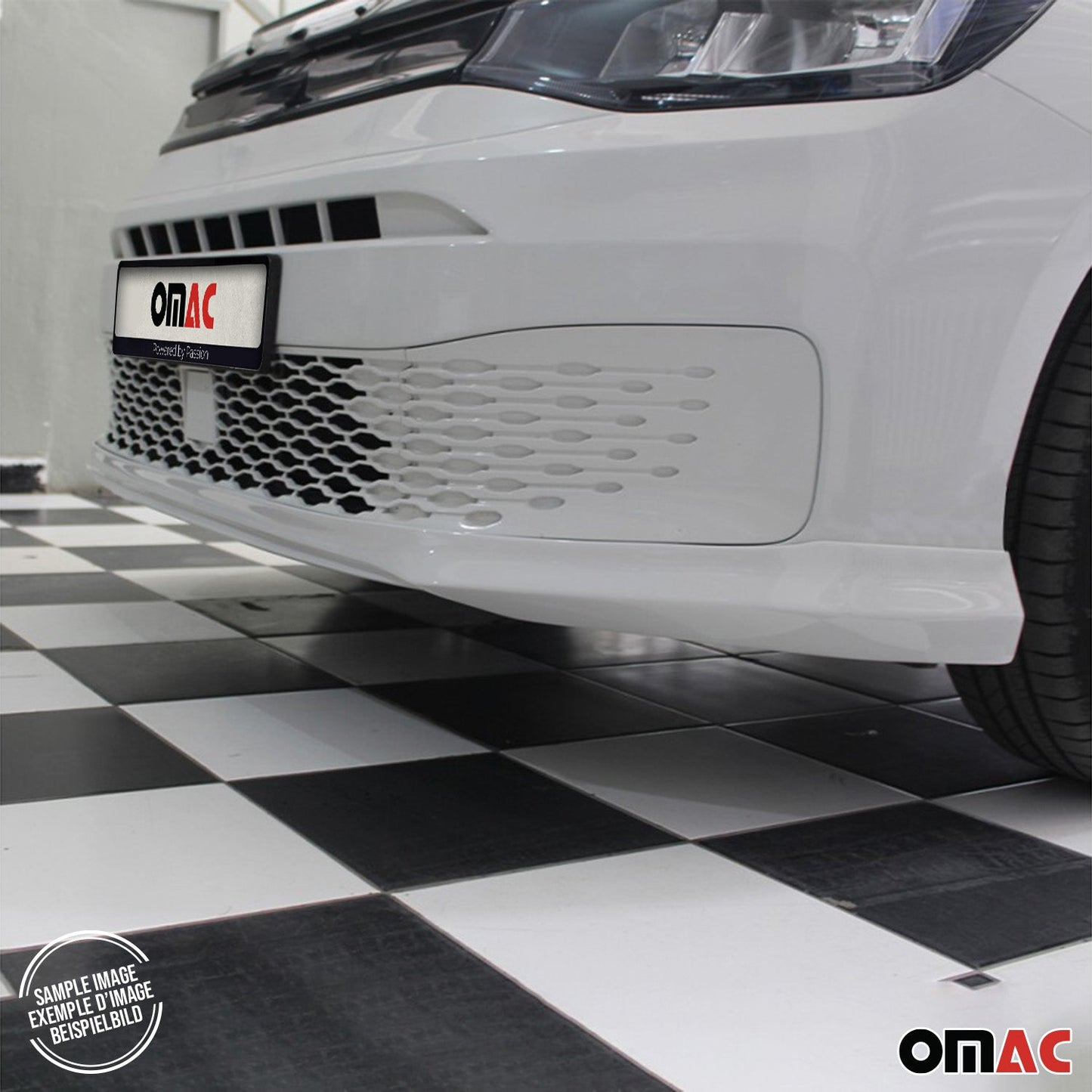 Eleron față, buză bară frontală, VW Caddy 2021-2025, amorsat