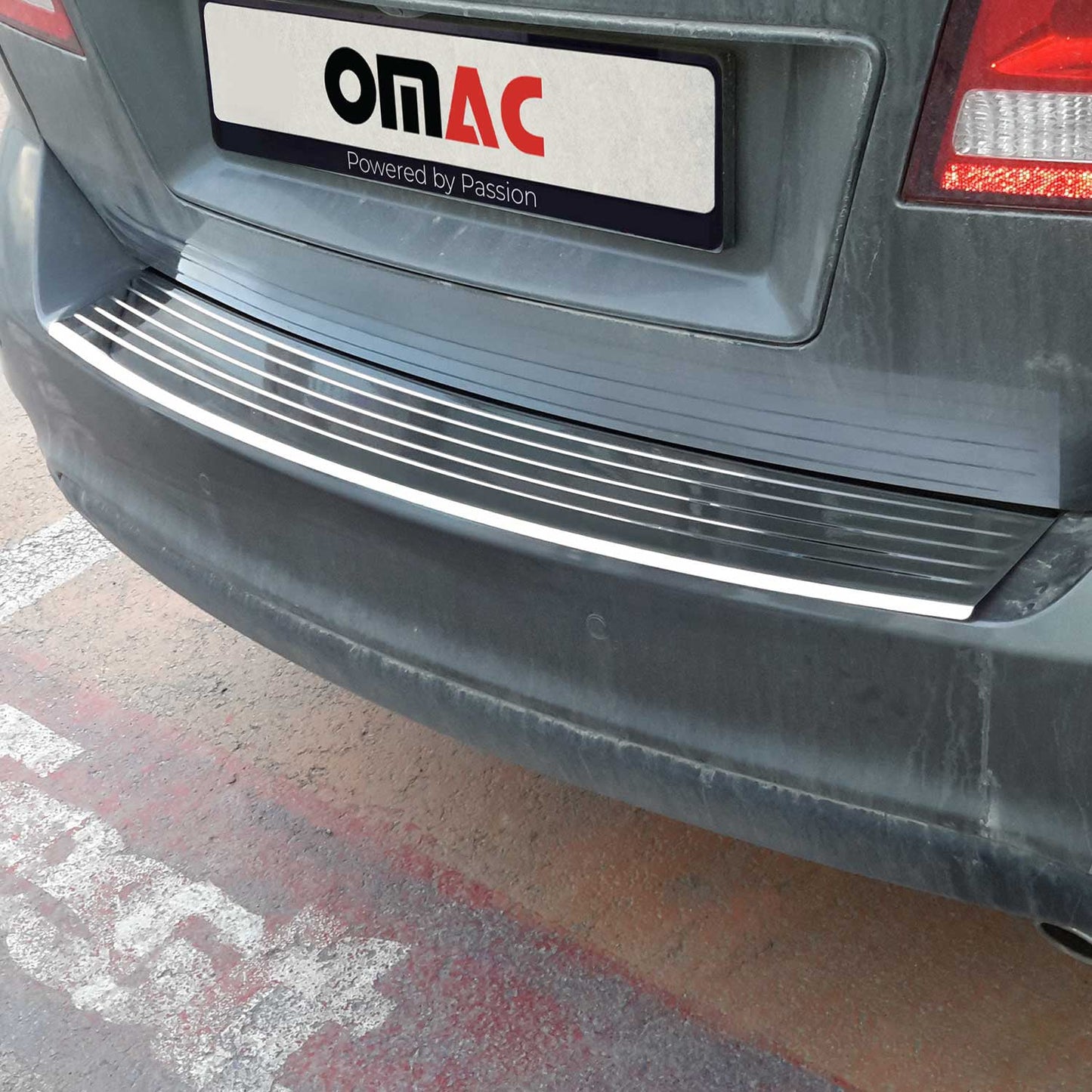 Ladekantenschutz Stoßstangenschutz für Fiat Freemont 2011-2016 Edelstahl Silber