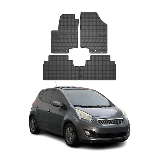2010-2025 Kia Venga Fußmatten TPE Schwarz 4 tlg