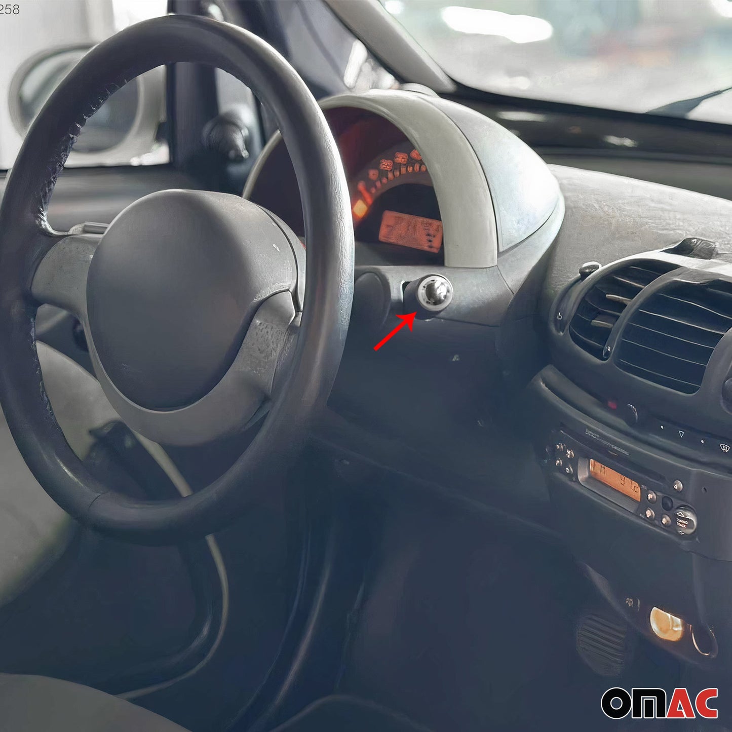 Blinkerrahmen Signalblende Blinker für Smart ForTwo 1998-2007 Aluminium Silber