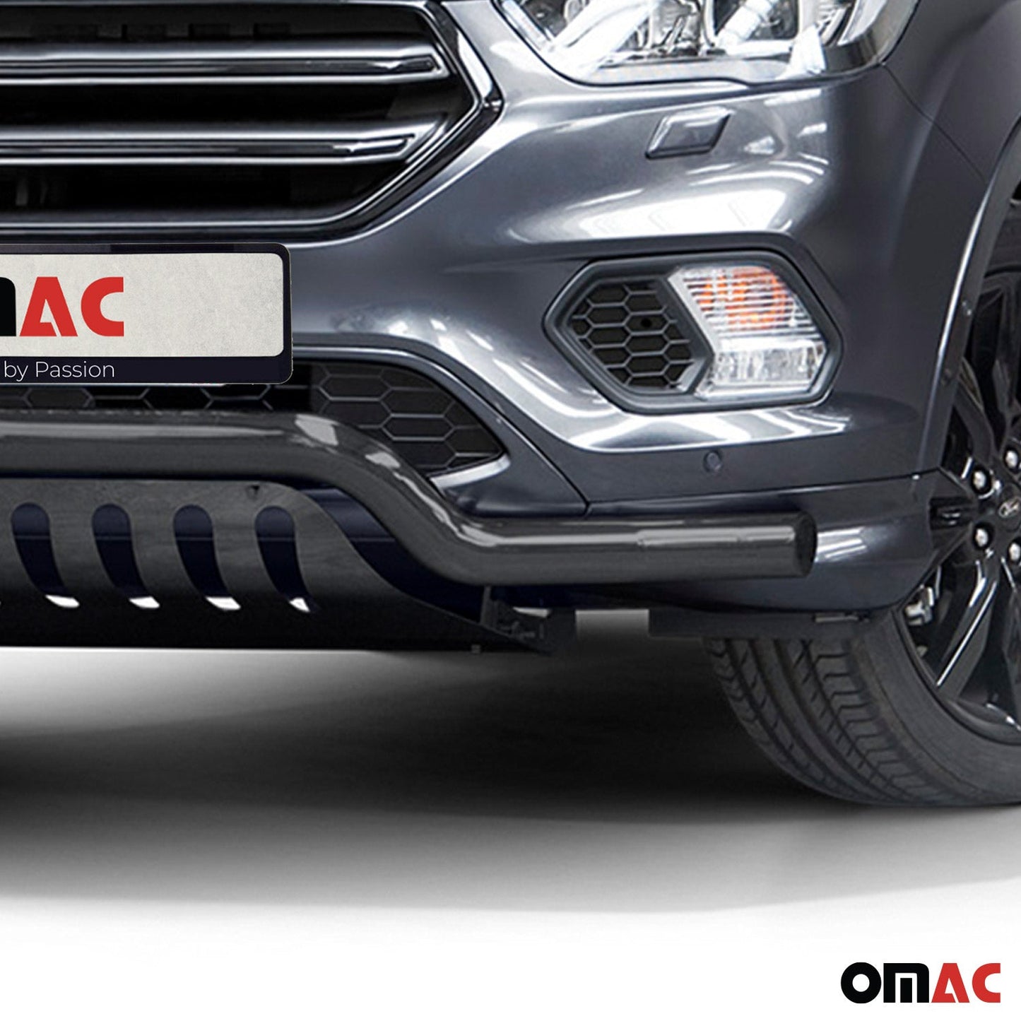 Frontschutzbügel Frontbügel für Ford Kuga 2017-2025 Edelstahl mit ABE Schwarz