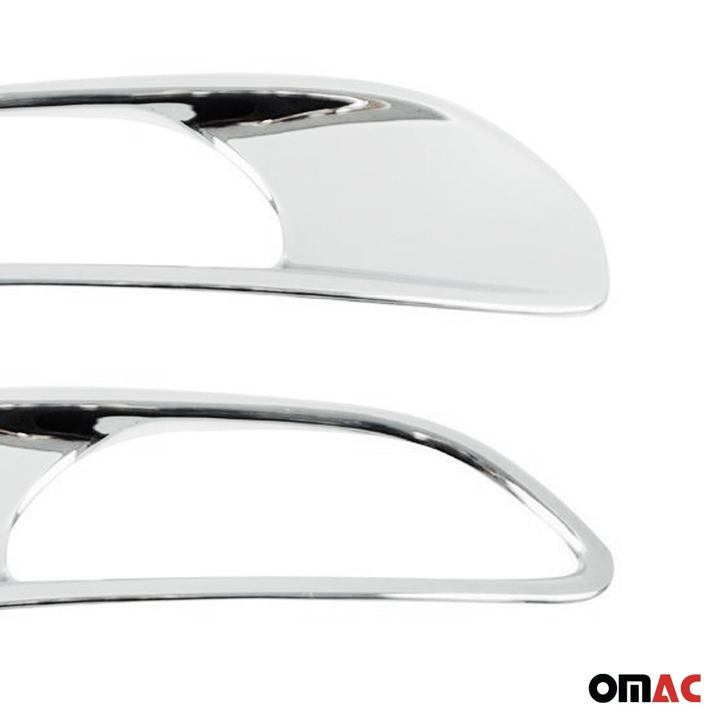 Scheinwerfer Leisten Scheinwerferblende für Jeep Renegade 2014-2024 Chrom ABS 2x