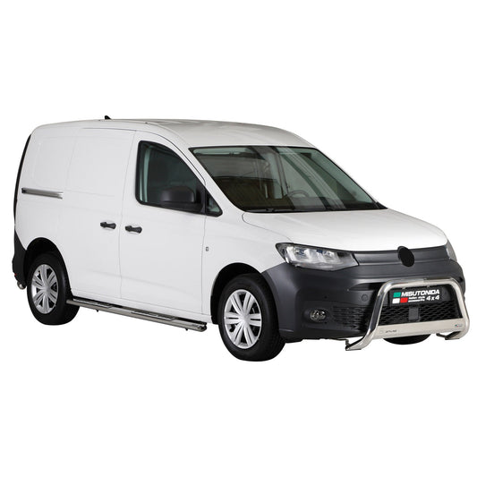 Frontbügel Frontschutzbügel für VW Caddy 2021-2025 ø63mm Stahl Silber Schutz