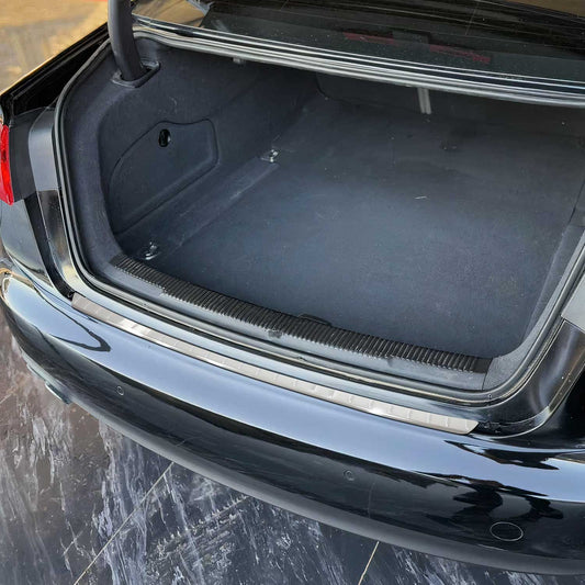 Ladekantenschutz für Audi A6 Limo C7 2011-2018 4-trg Edelstahl Chrom