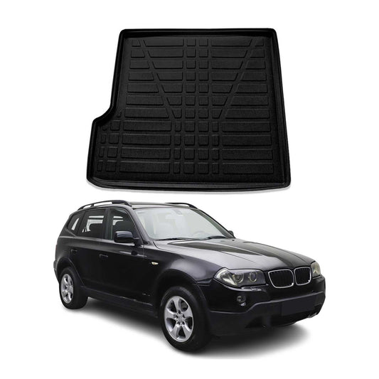 Kofferraumwanne Laderaumwanne für BMW X3 E83 2003-2010 Gummi TPE Schwarz