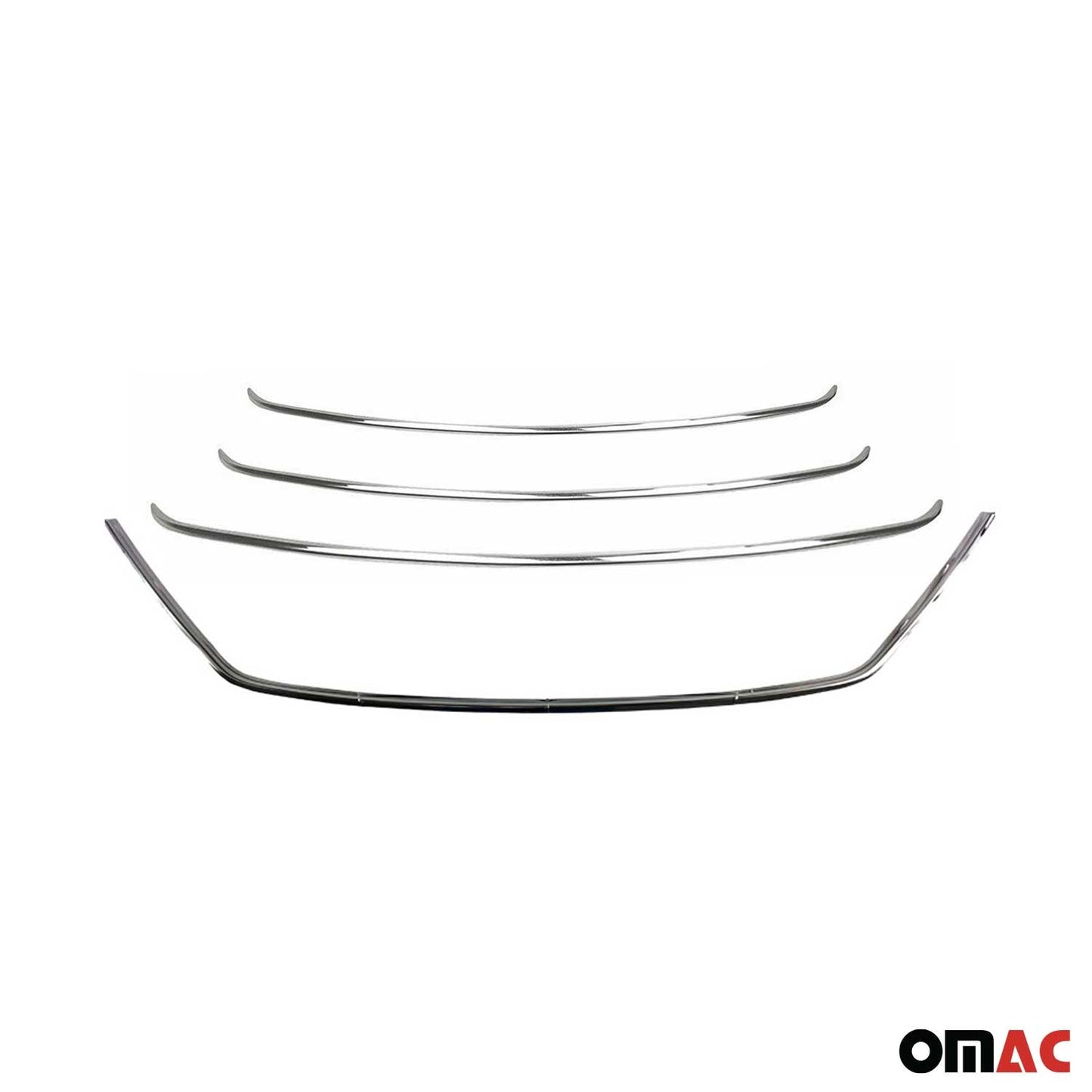 Benzi decorative grilă auto pentru Hyundai ix35 2010-2015, oțel inoxidabil, argintiu, 4x