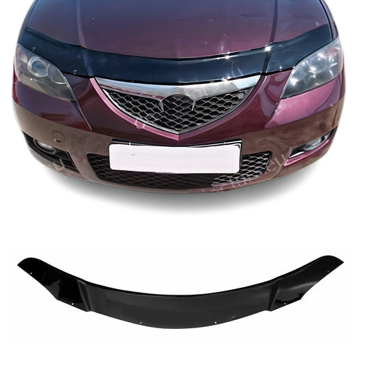 Motorhaube Deflektor Insektenschutz für Mazda 3 2003-2009 Stufenheck Dunkel