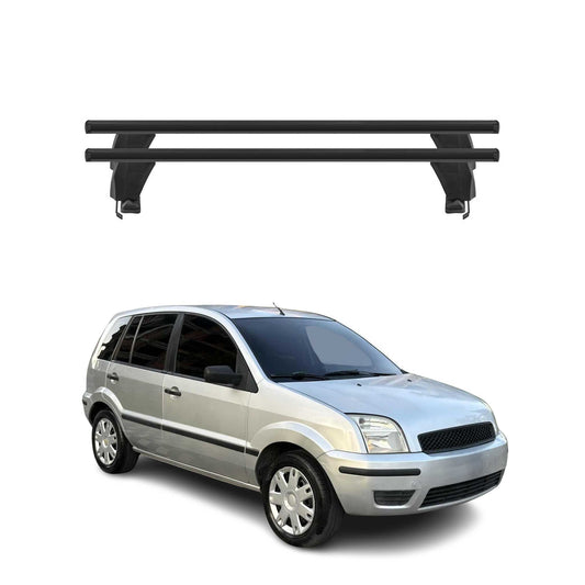 Bagażnik dachowy Menabo do Forda Fusion 2002-2012, 50 kg, aluminiowy, czarny, 2-częściowy