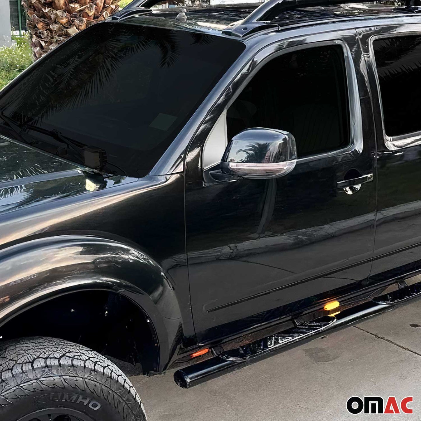 Ornamente triunghiulare geam pentru Nissan Pathfinder 2005-2012 oțel inoxidabil cromat 2x