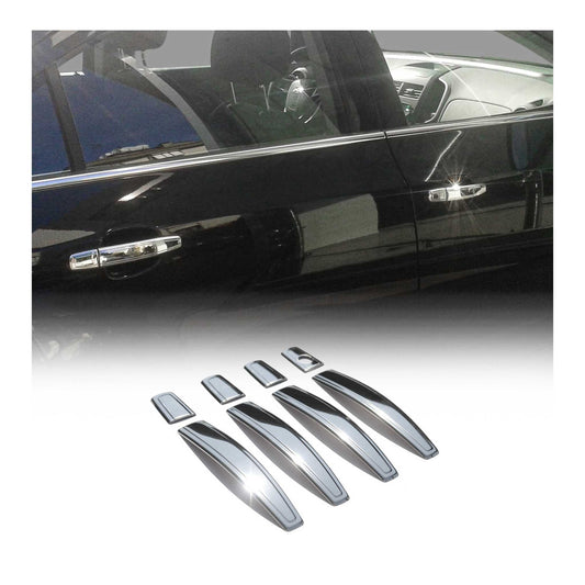 Türgriff Blende Türgriffkappen für Opel Astra J 2009-2015 Edelstahl Silber 8tlg