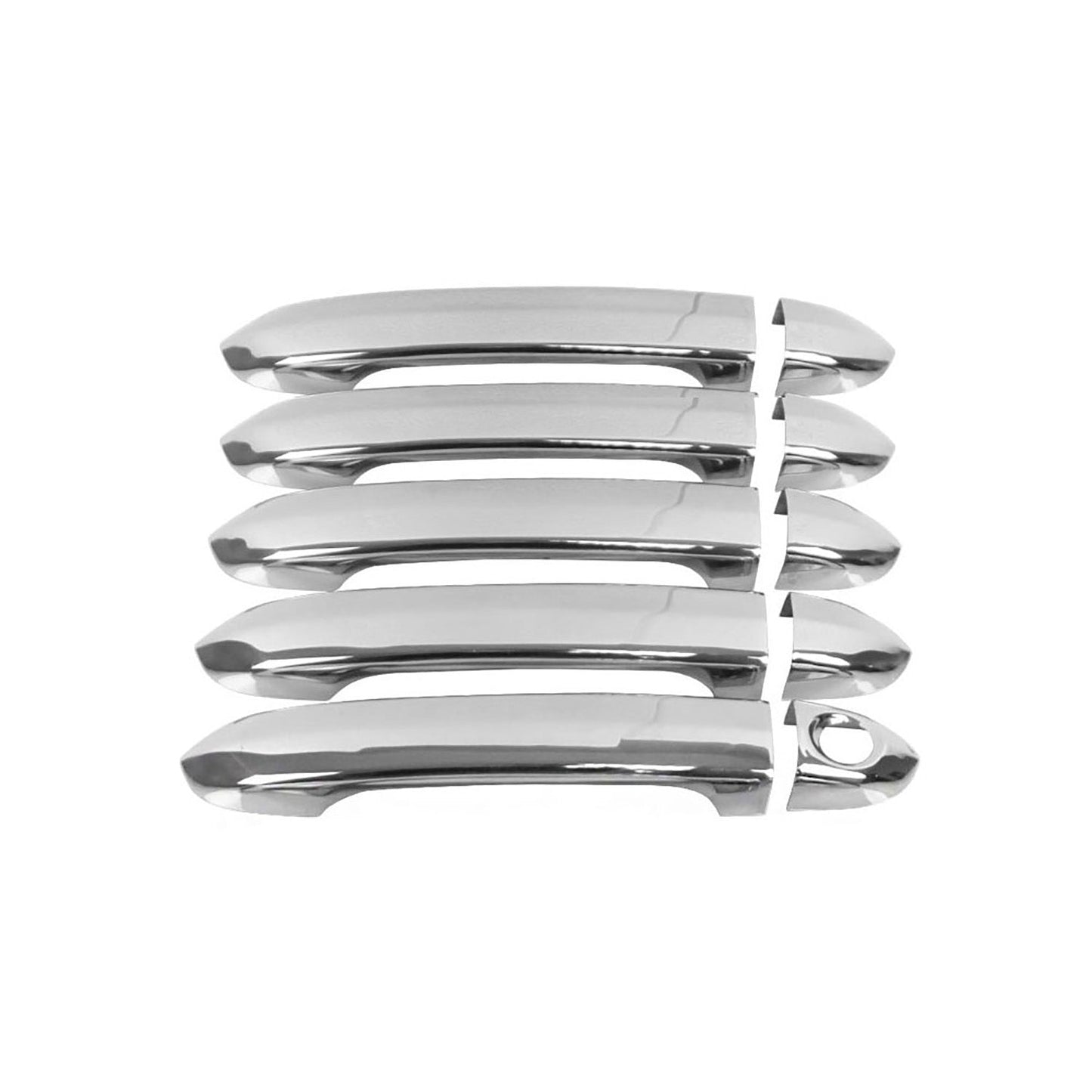 Türgriff Blende Türgriffkappen für Toyota RAV4 2006-2013 Edelstahl Silber 10tlg