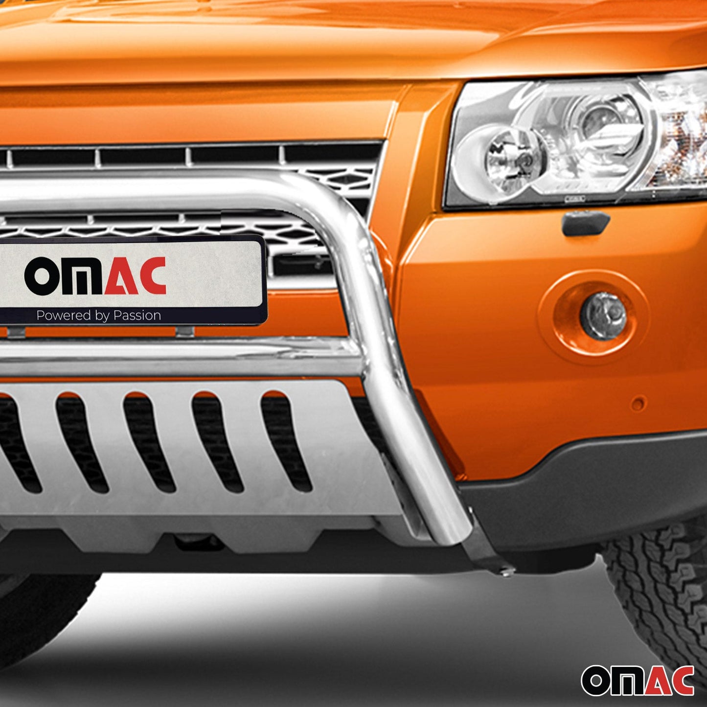 Frontbügelschutz Frontschutzbügel für Land Rover Freelander 2007-2014 ABE Silber